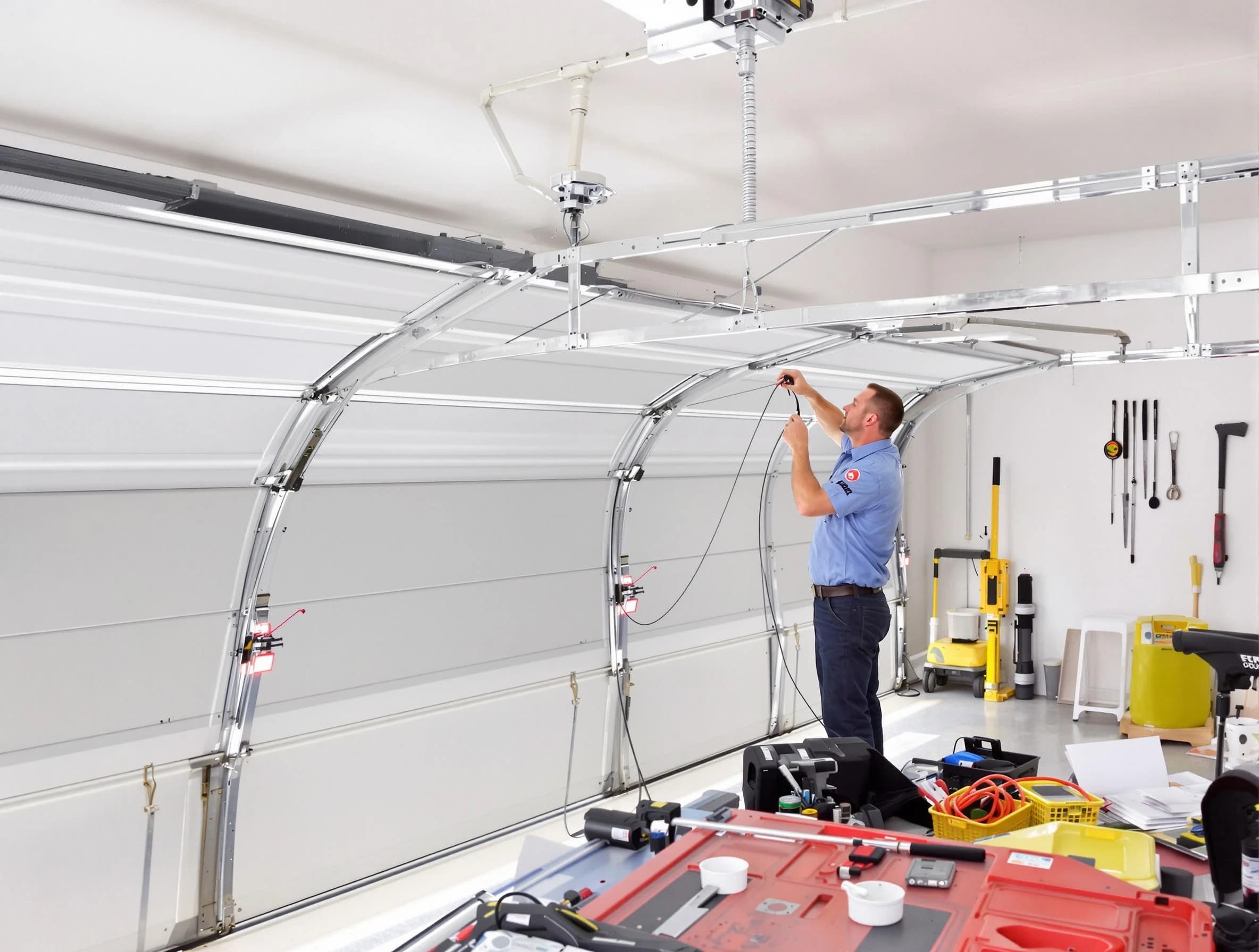 Garage door cable repair service by Tarrant Garage Door Repair in Tarrant