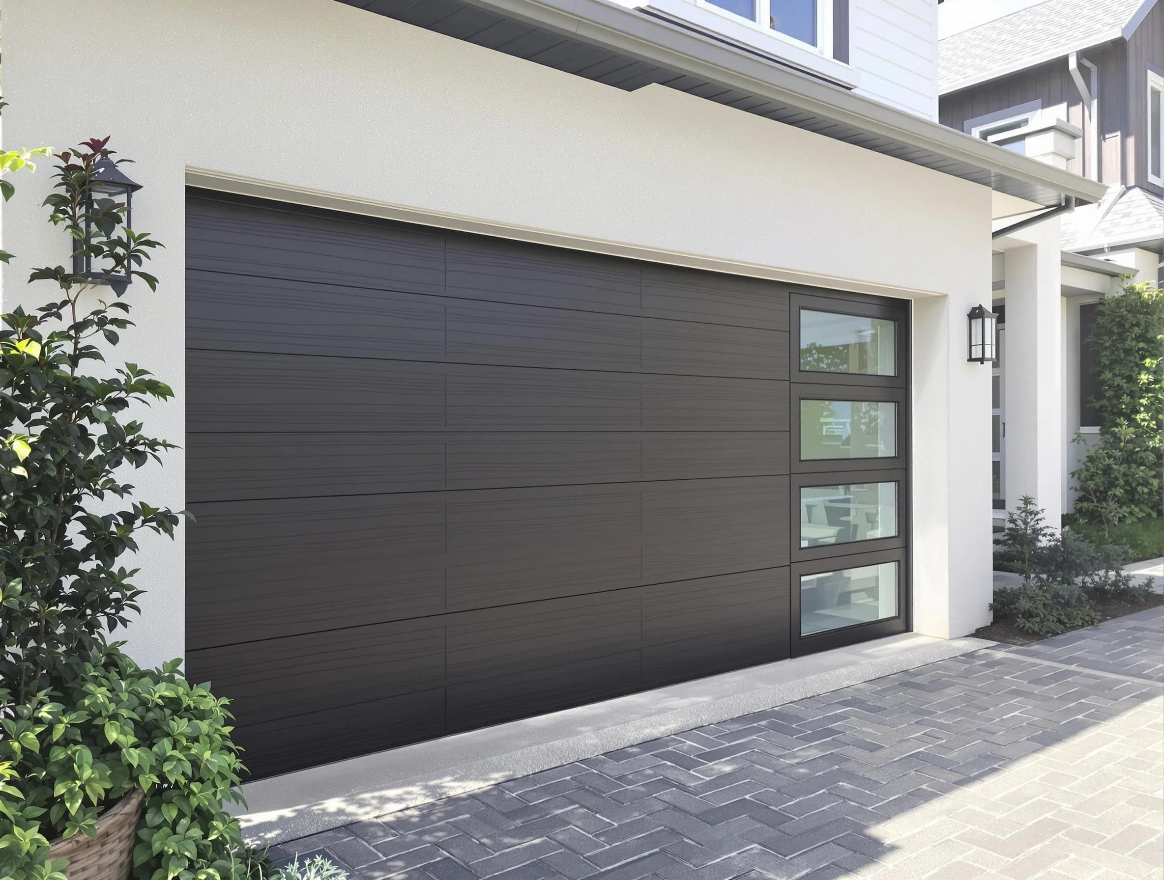 Custom garage door installation by Tarrant Garage Door Repair in Tarrant