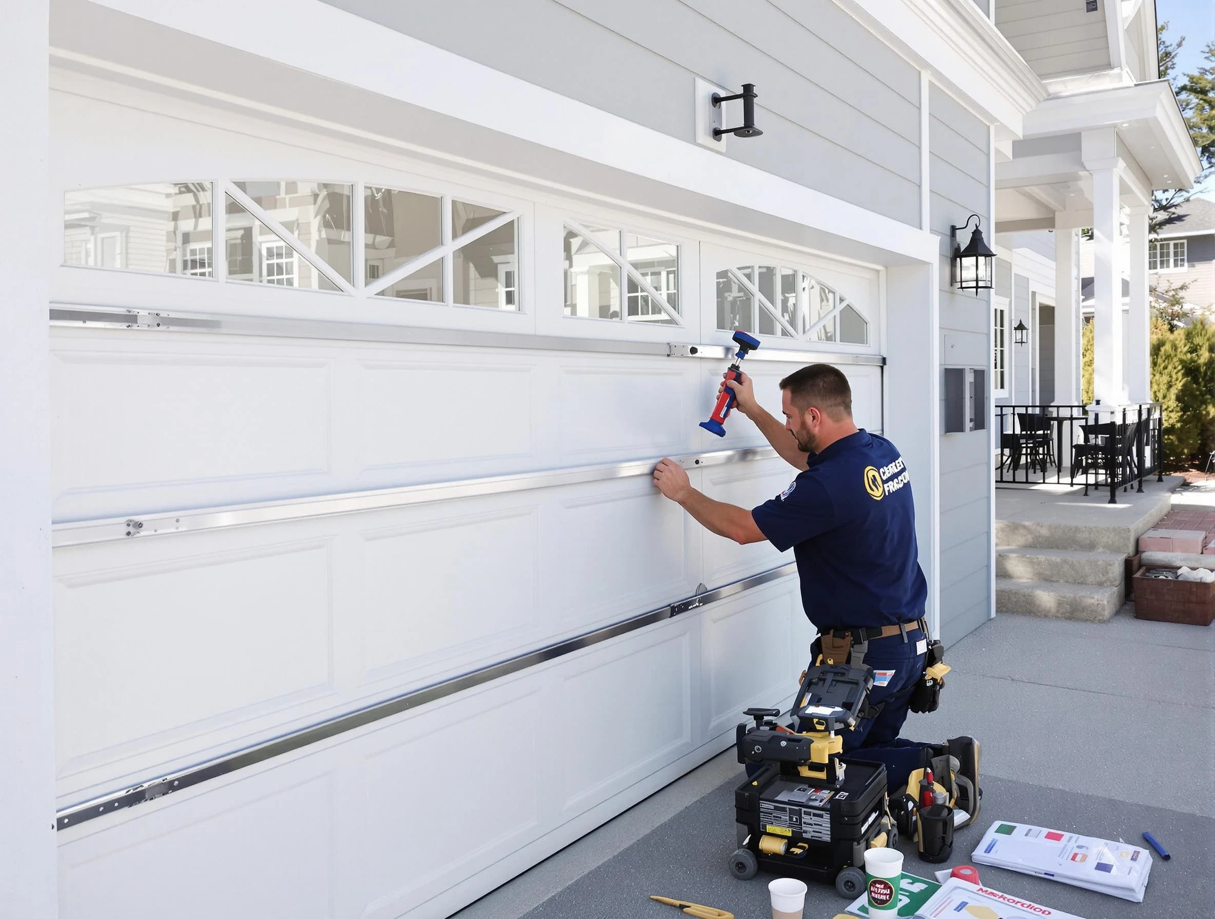 Professional garage door installation by Tarrant Garage Door Repair in Tarrant