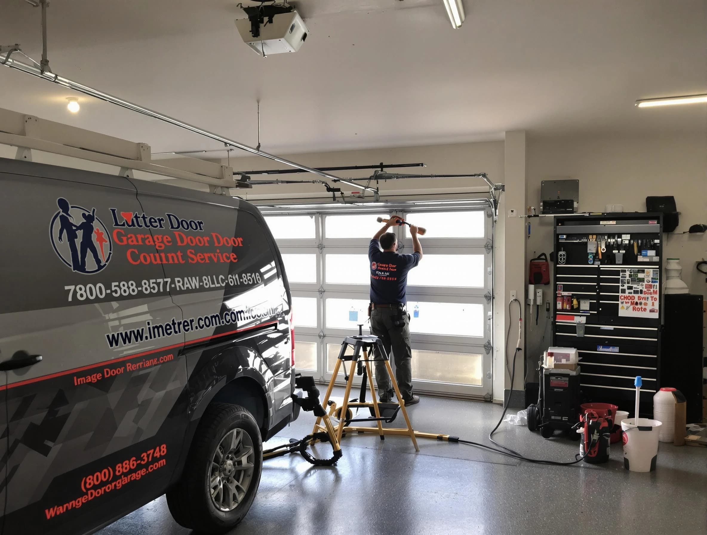 Tarrant Garage Door Repair rapid response team performing same-day repair in Tarrant