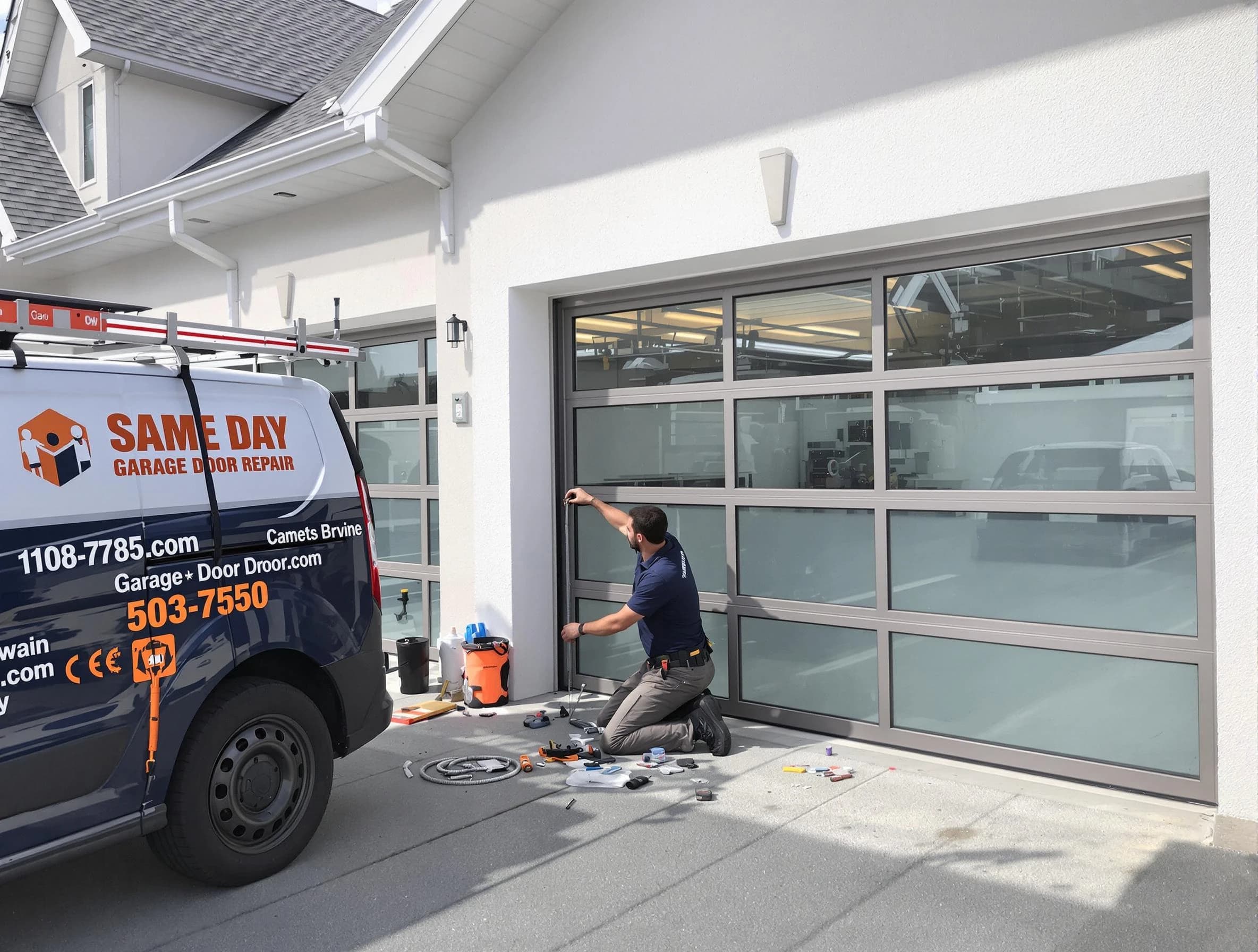 Same-day garage door repair service by Tarrant Garage Door Repair in Tarrant