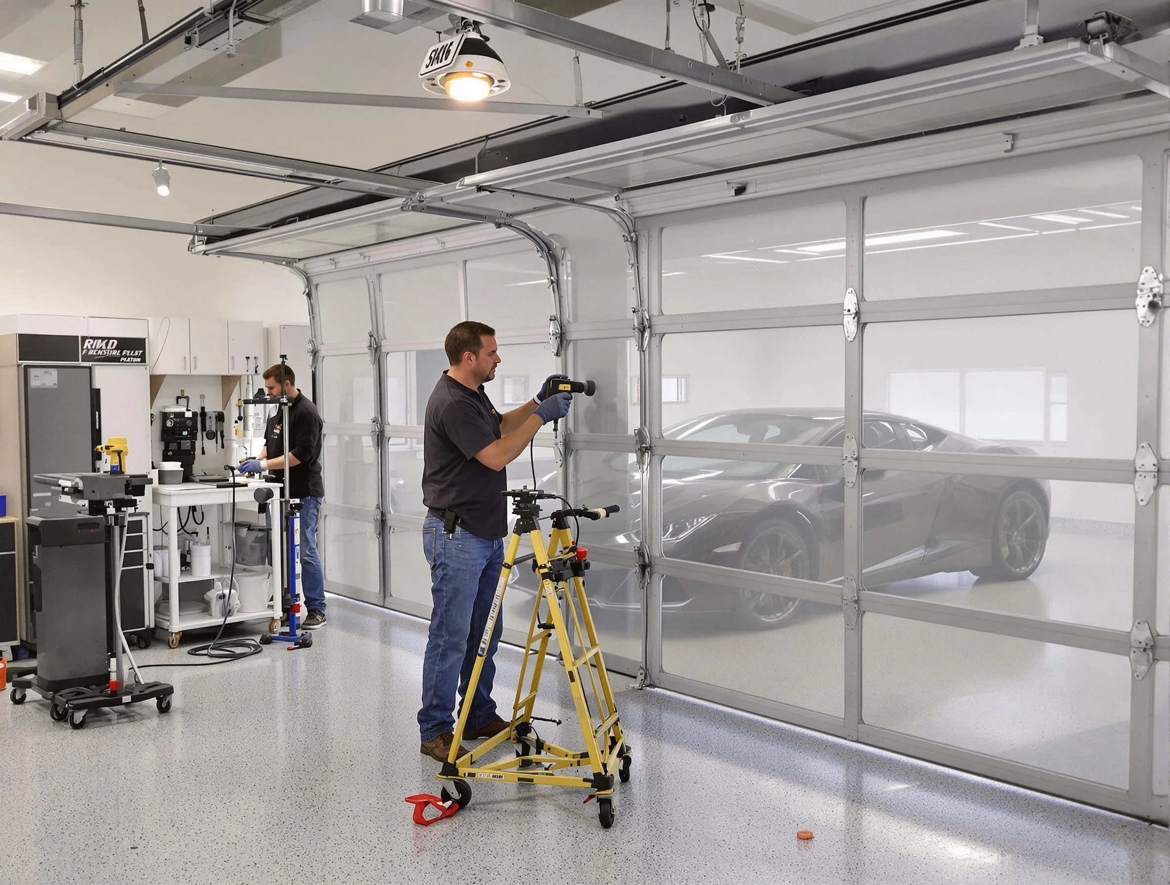 Garage Door Dents Repair in Tarrant