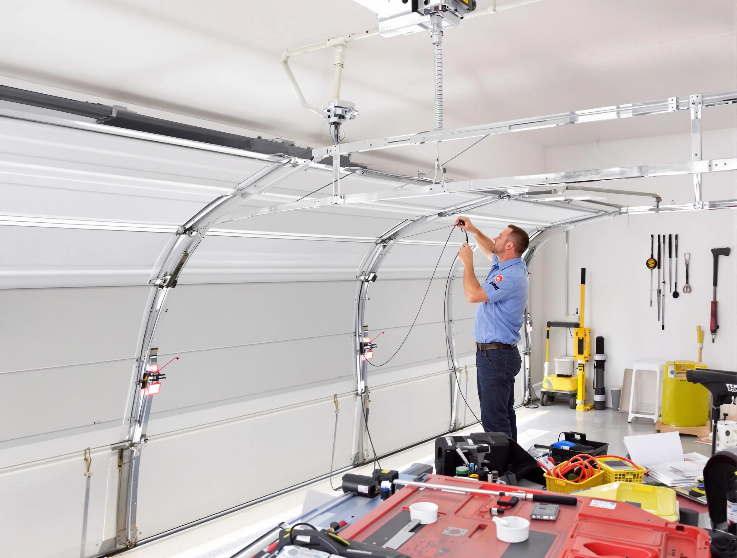 Garage door cable repair service by Tarrant Garage Door Repair in Tarrant