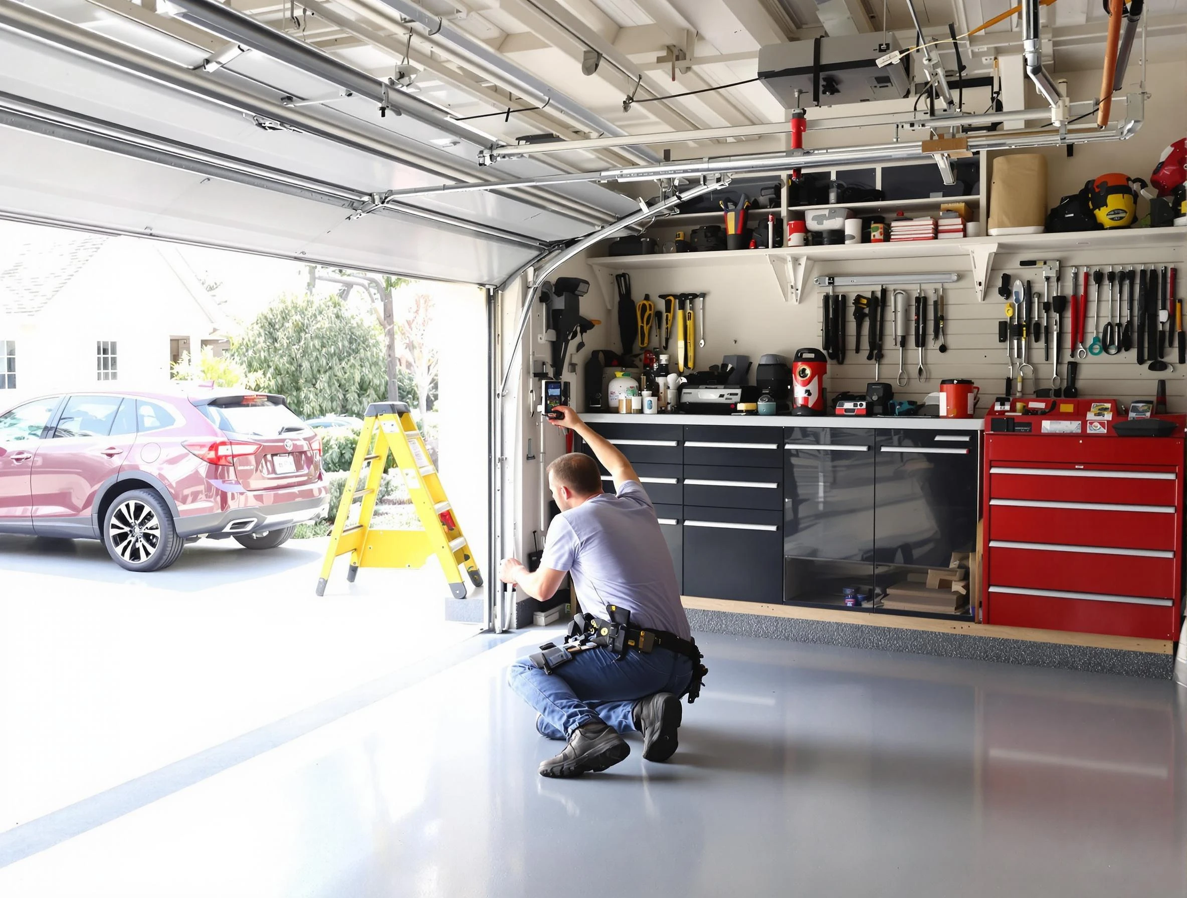 Local garage door repair service by Tarrant Garage Door Repair in Tarrant