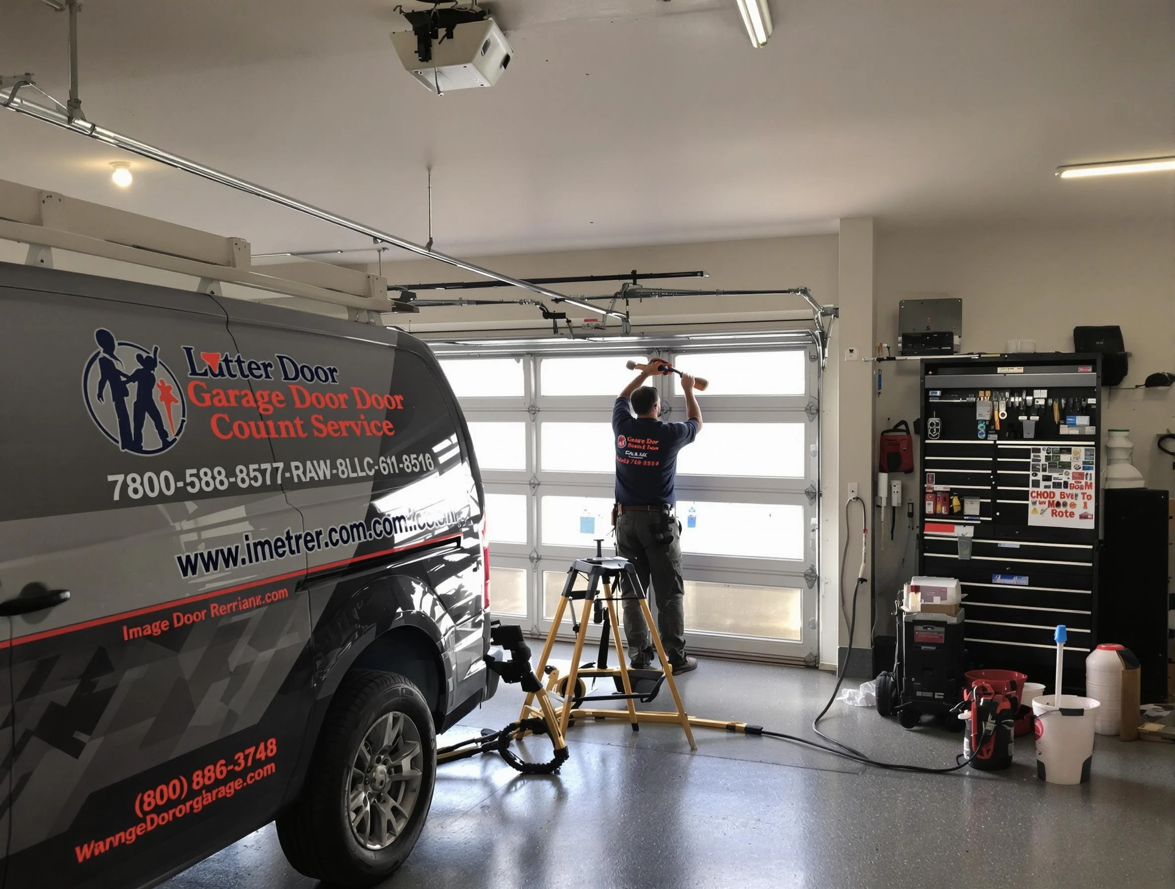 Tarrant Garage Door Repair rapid response team performing same-day repair in Tarrant