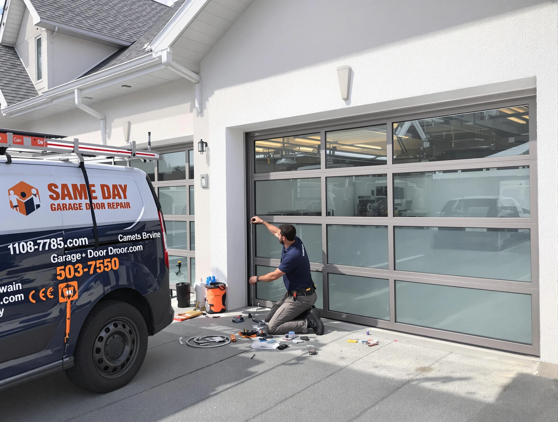 Same-day garage door repair service by Tarrant Garage Door Repair in Tarrant